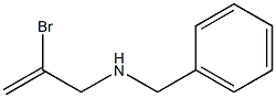 N-(2-Bromo-2-propenyl)benzylamine Struktur