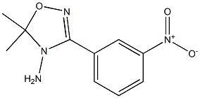 3-(3-Nitrophenyl)-5,5-dimethyl-1,2,4-oxadiazol-4(5H)-amine Struktur