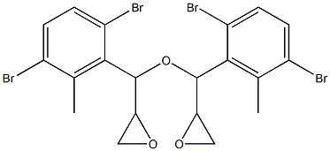 2,5-Dibromo-6-methylphenylglycidyl ether Struktur