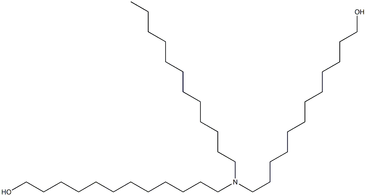 12,12'-(Dodecylimino)bis(1-dodecanol) Struktur