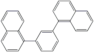 1,3-Bis(1-naphtyl)benzene Struktur