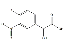 (-)-4-Methoxy-3-nitro-D-mandelic acid Struktur