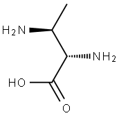 (2S,3S)-2,3-Diaminobutyric acid Struktur