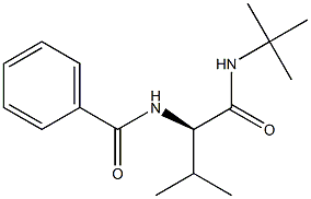 N-[(1R)-1-(tert-Butylcarbamoyl)isobutyl]benzamide Struktur