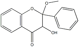 2-Methoxyflavanonol Struktur