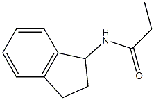 N-(Indan-1-yl)propanamide Struktur