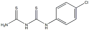 1-(4-Chlorophenyl)dithiobiuret Struktur