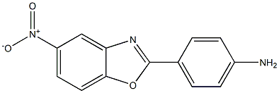 5-Nitro-2-[4-aminophenyl]benzoxazole Struktur