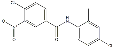 4,4'-Dichloro-2'-methyl-3-nitrobenzanilide Struktur