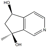 (5R,7S)-6,7-Dihydro-7-methyl-5H-cyclopenta[c]pyridine-5,7-diol Struktur