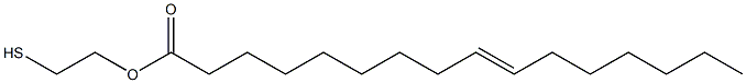 9-Hexadecenoic acid 2-mercaptoethyl ester Struktur