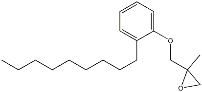 2-Nonylphenyl 2-methylglycidyl ether Struktur