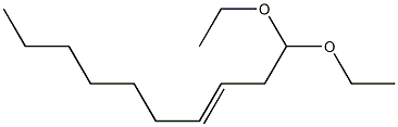 3-Decenal diethyl acetal Struktur