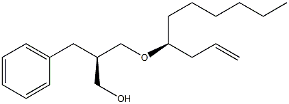 (2R)-3-[[(4S)-1-Decen-4-yl]oxy]-2-benzyl-1-propanol Struktur