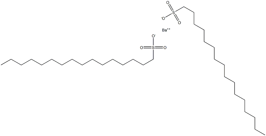 Bis(hexadecane-1-sulfonic acid)barium salt Struktur