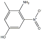 4-Amino-3-methyl-5-nitrophenol Struktur