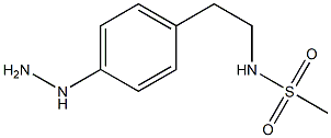 N-[2-(4-Hydrazinophenyl)ethyl]methanesulfonamide Struktur