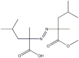 2,2'-Azobis(2,4-dimethylvaleric acid methyl) ester Struktur