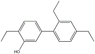 2-Ethyl-5-(2,4-diethylphenyl)phenol Struktur