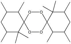 1,1,2,4,5,10,10,11,13,14-Decamethyl-7,8,15,16-tetraoxadispiro[5.2.5.2]hexadecane Struktur