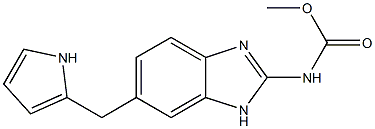 [6-(1H-Pyrrol-2-ylmethyl)-1H-benzimidazol-2-yl]carbamic acid methyl ester Struktur