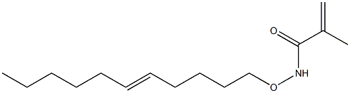 N-(5-Undecenyloxy)methacrylamide Struktur