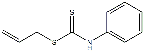 N-(Phenyl)dithiocarbamic acid (2-propenyl) ester Struktur