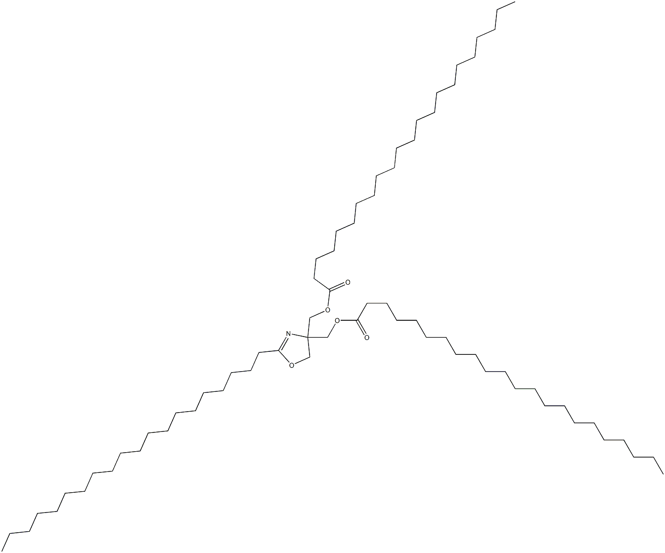 2-Icosyl-2-oxazoline-4,4-dimethanol didocosanoate Struktur