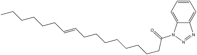 1-(10-Heptadecenoyl)-1H-benzotriazole Struktur