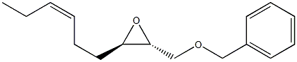 (2R,3R,6Z)-1-(Benzyloxy)-2,3-epoxy-6-nonene Struktur