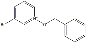 3-Bromo-1-(benzyloxy)pyridin-1-ium Struktur