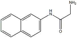 2-Amino-N-(2-naphthalenyl)acetamide Struktur