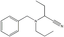 2-(Benzylpropylamino)butanenitrile Struktur