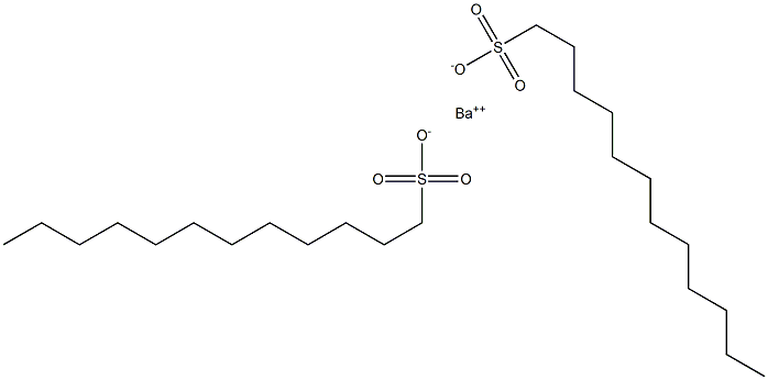 Bis(dodecane-1-sulfonic acid)barium salt Struktur