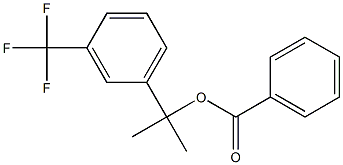 Benzoic acid 2-(m-trifluoromethylphenyl)propan-2-yl ester Struktur