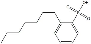 2-Heptylbenzenesulfonic acid Struktur