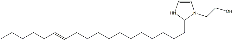 2-(12-Octadecenyl)-4-imidazoline-1-ethanol Struktur