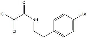 2,2-Dichloro-N-[2-(4-bromophenyl)ethyl]acetamide Struktur