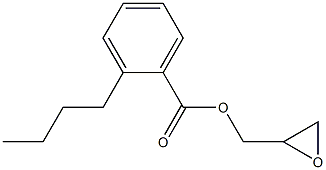 2-Butylbenzoic acid glycidyl ester Struktur