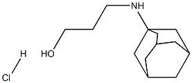 3-(1-adamantylamino)propan-1-ol hydrochloride Struktur