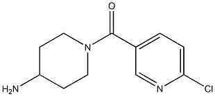 (4-AMINO-1-PIPERIDINYL)(6-CHLORO-3-PYRIDINYL)-METHANONE Struktur