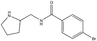 4-BROMO-N-(2-PYRROLIDINYLMETHYL)-BENZAMIDE Struktur