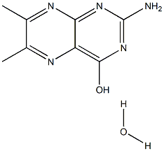 2-Amino-6,7-dimethyl-4-hydroxypteridine hydrate,97% Struktur