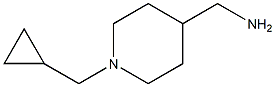 1-[1-(Cyclopropylmethyl)-4-piperidinyl]methanamine Struktur