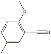 2-Methoxy-5-methylnicotinonitrile Struktur