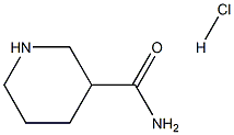 3-Piperidinecarboxamide hydrochloride Struktur