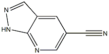 5-Cyano-1H-pyrazolo[3,4-b]pyridine Struktur