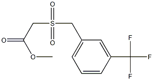 Methyl (3-trifluoromethyl)benzylsulfonylacetate, 98% Struktur