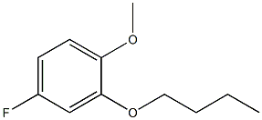 2-Butoxy-4-fluoro-1-methoxybenzene Struktur