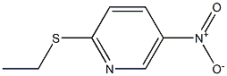 2-(Ethylthio)-5-nitropyridine Struktur